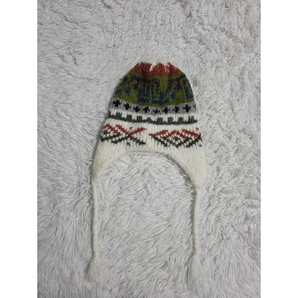 Unbranded‎ Wool Beanie Hat One Size Ear Cover Flap Braided Warm Winterwear